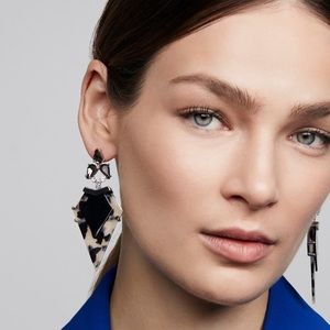 Ted Baker Swarovski Crystal Arrow Drop Earrings